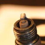 Worn Spark Plug Exhibiting Electrode Erosion