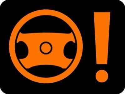 The power steering warning light lit up on a Mini Cooper