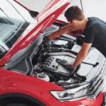 OBD-II scanner being used for car diagnostics in Dandenong
