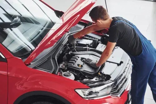 OBD-II scanner being used for car diagnostics in Dandenong