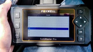 Foxwell NT614 Elite scanner interface