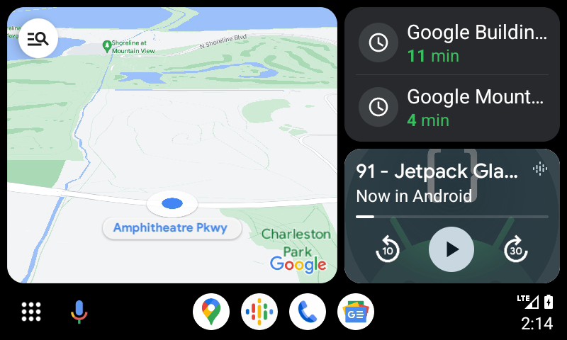 Android Auto Interface