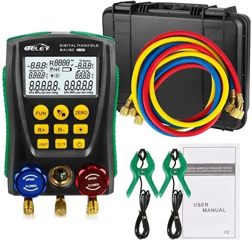 Digital Manifold HVAC Gauge-BELEY