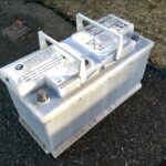 BMW E46 OEM Battery Removed
