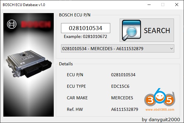 BOSCH ECU Database 1