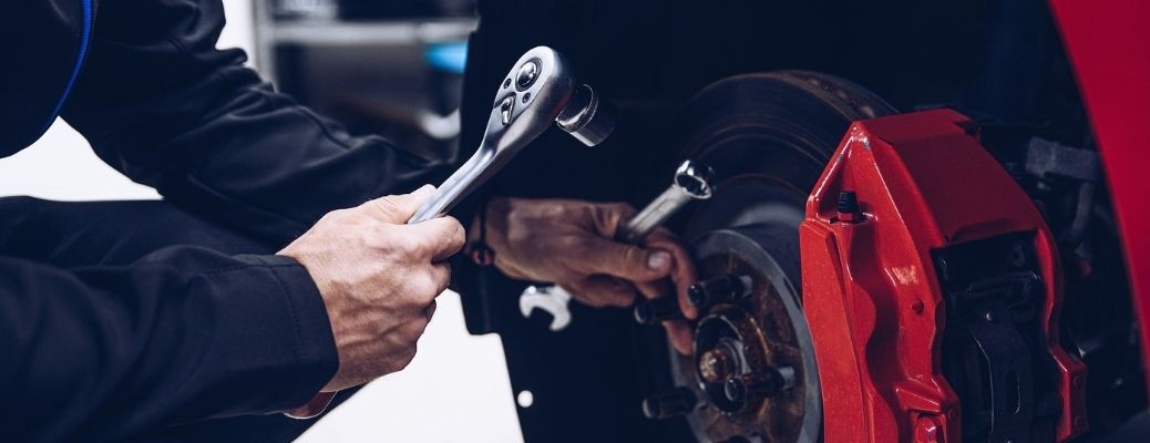 car mechanic repairing