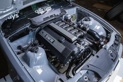 E46 Tucked Radiator