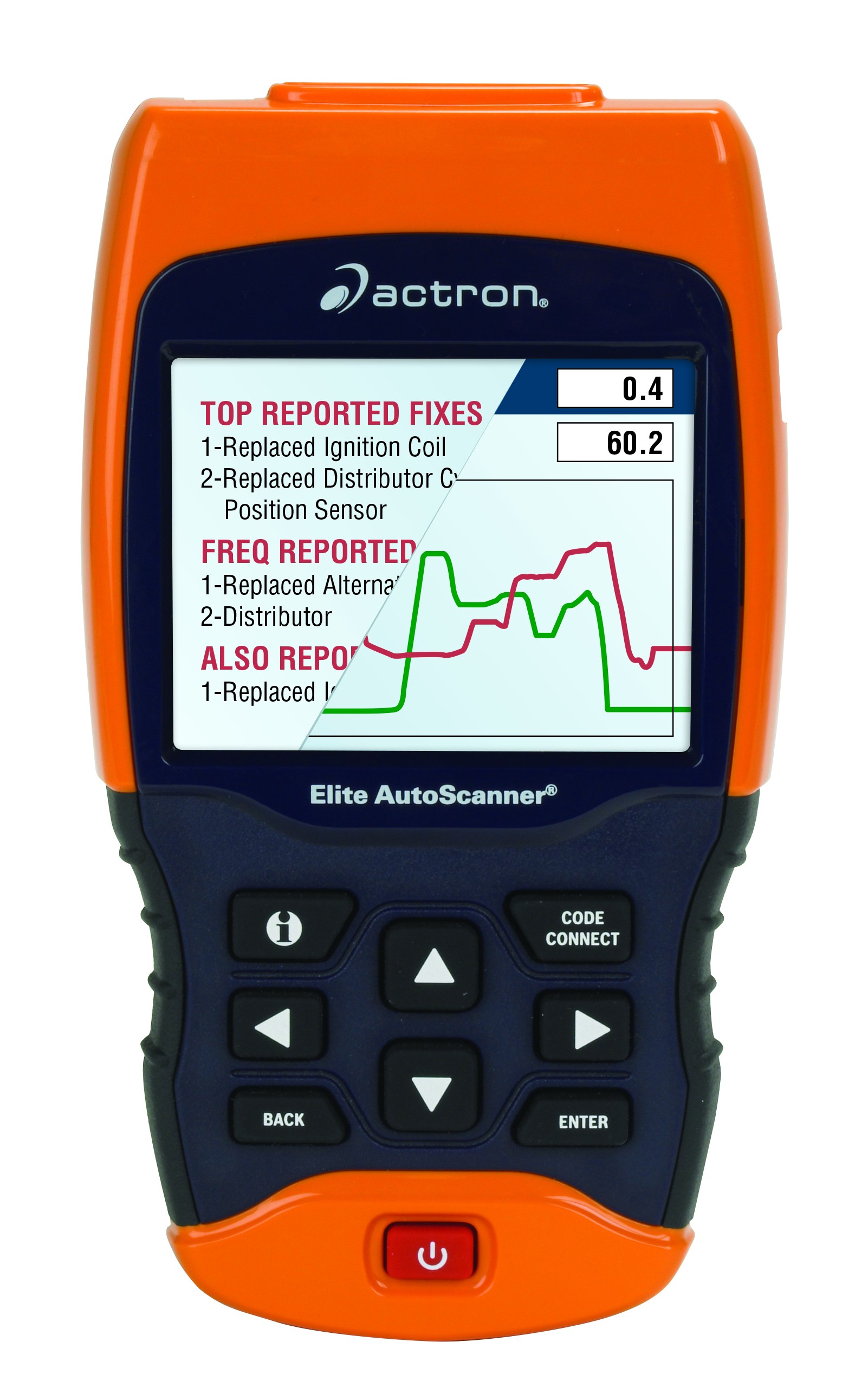 Actron Elite Autoscanner Screen