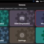 Connecting Innova SDS50 Scan Tool to vehicle OBD II port