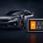 OBD2 Scanner Connecting to Car