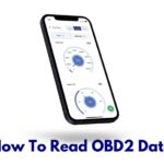 OBD2 scanner interface displaying live data