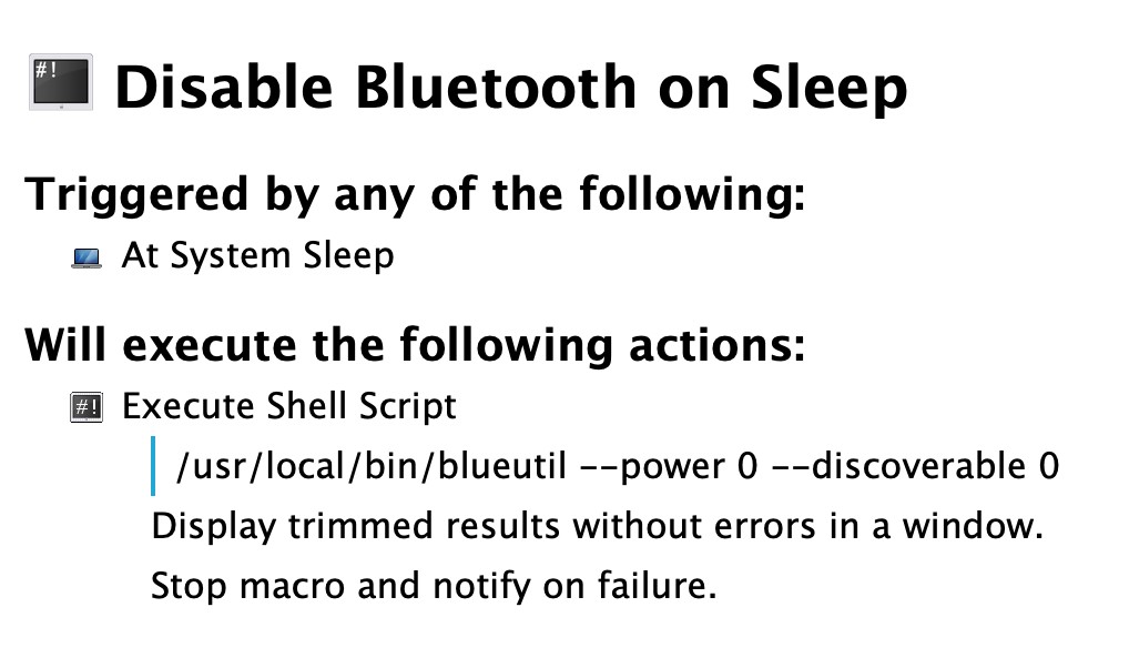 Bluetooth Advanced Settings on macOS