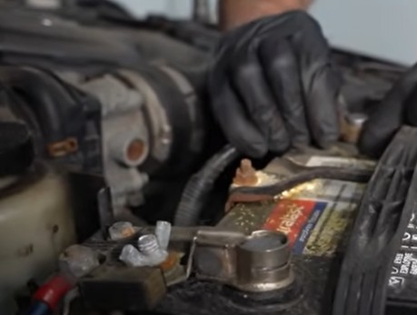 Battery terminal and wrench