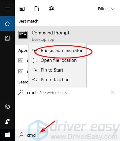 Opening Command Prompt as an administrator in Windows