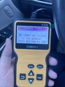 Clearing codes on V310