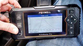 Foxwell NT614 Elite displaying live data
