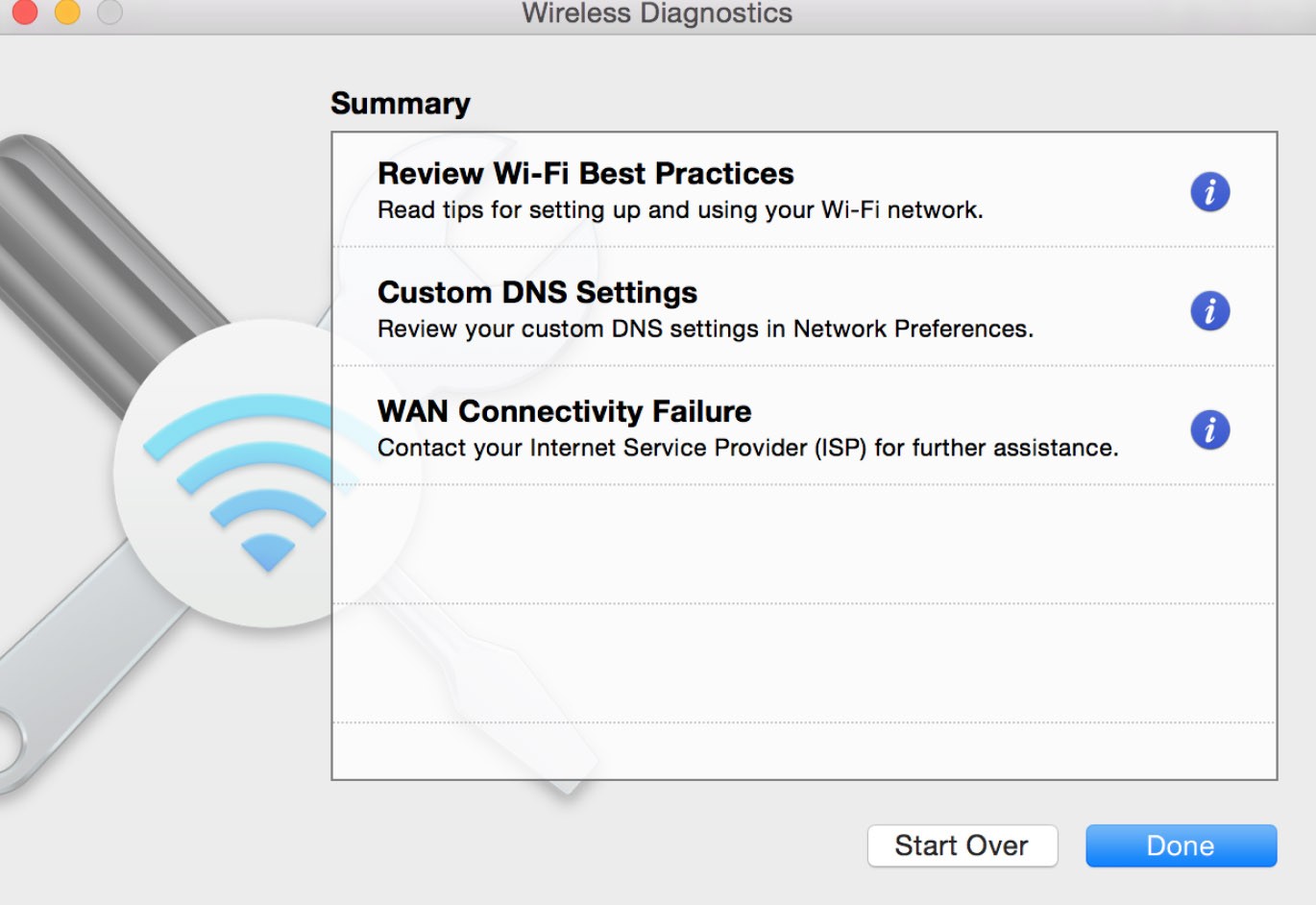 Mac Wireless Diagnostics Tool