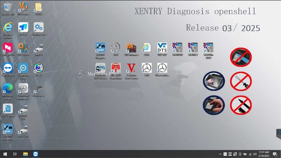 Mercedes Benz Diagnostic Software Interface