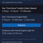 When Were The Codes Last Cleared On A Vehicle?