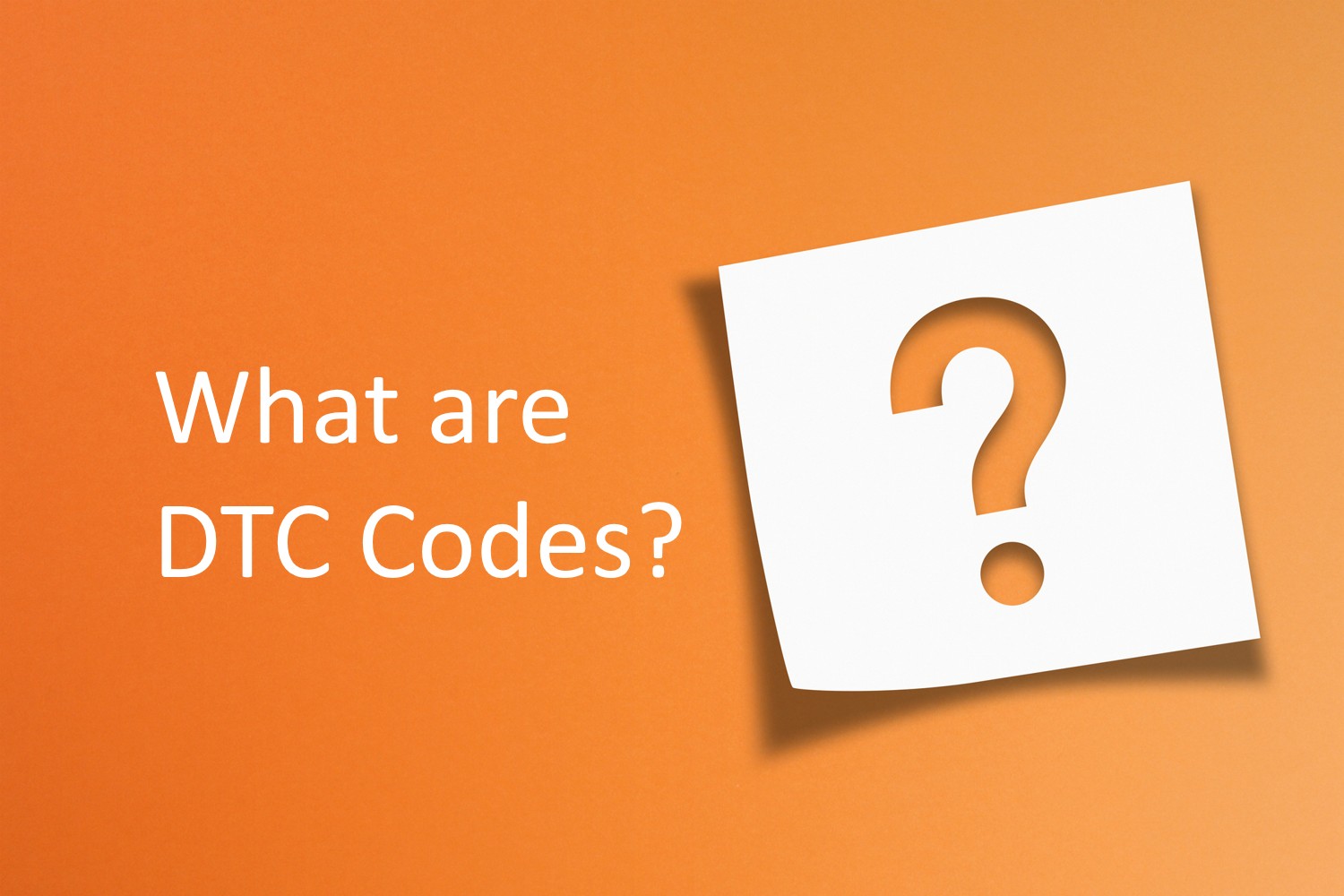 DTC Car Codes Explained