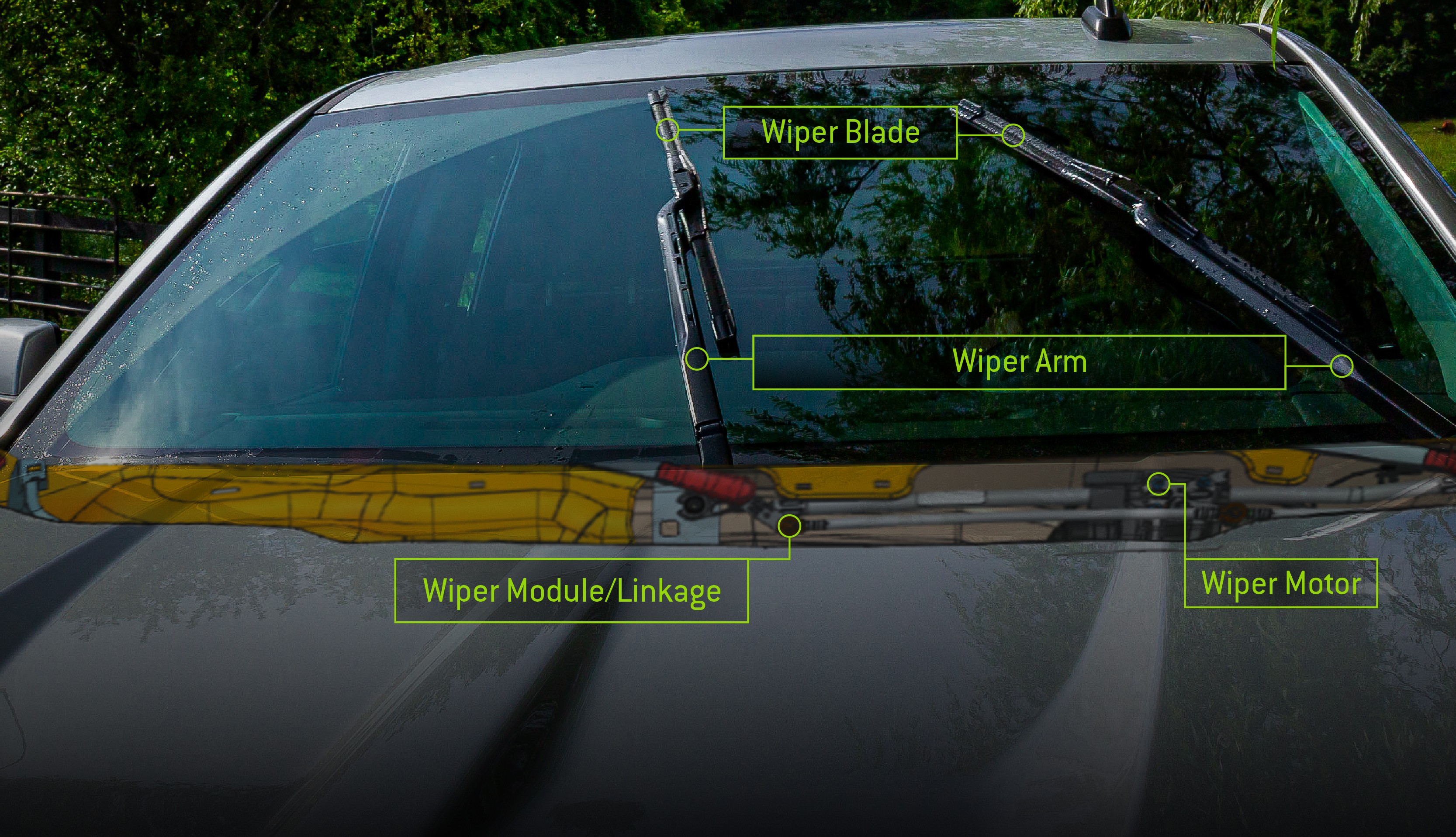Windshield Wiper System Components