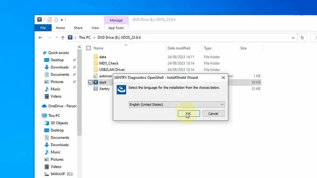 Rebooting Computer After Running XENTRY