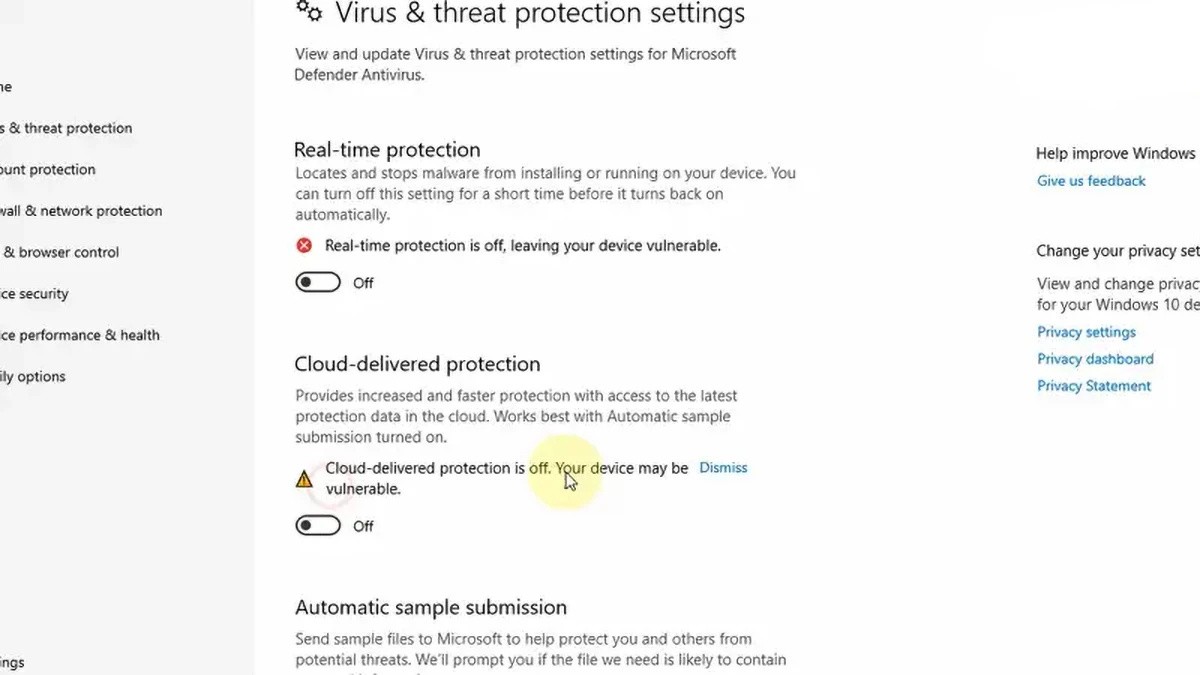 Disabling Antivirus After Reboot